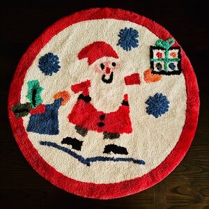 Marks & Spencer latch hook rug Santa